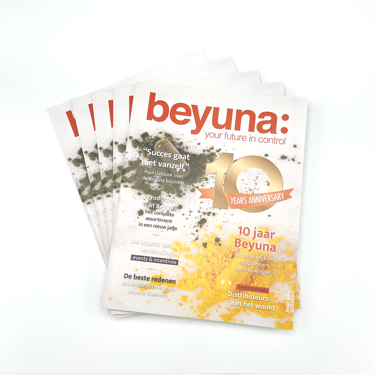 Beyuna 10 jaar magazine bundel