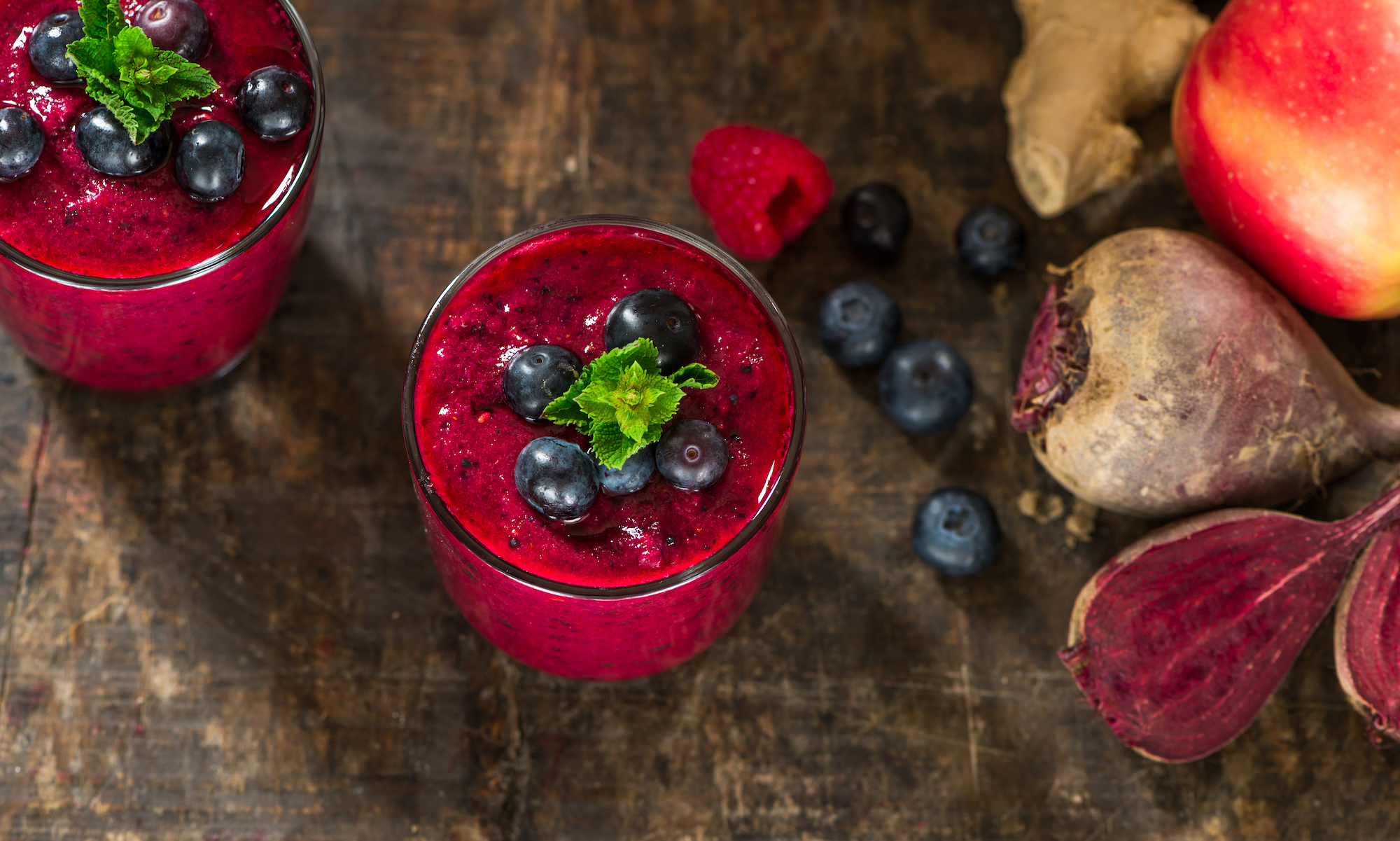 Beet protein smoothie