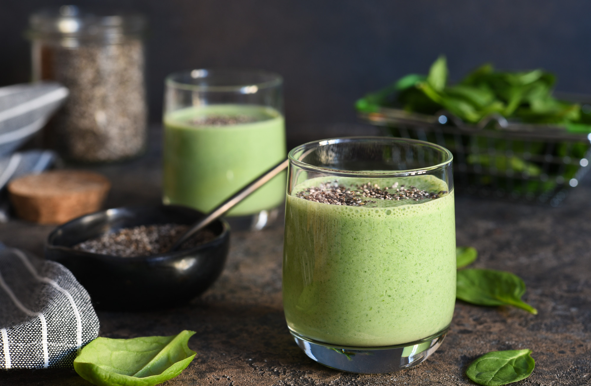 Green protein smoothie